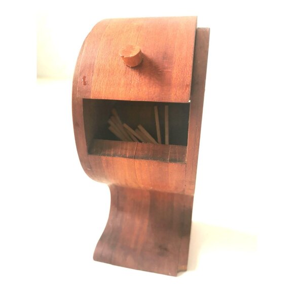 Custom Hand Made  Storage Compartment Made of Wood Vintage Stamped Small - Picture 9 of 12